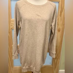 H&M Tan Cuffed Sleeve Relaxed Sweatshirt Size M